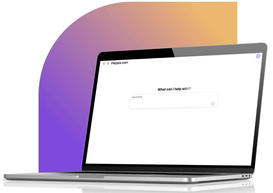 Laptop Displaying  Search.com Interface